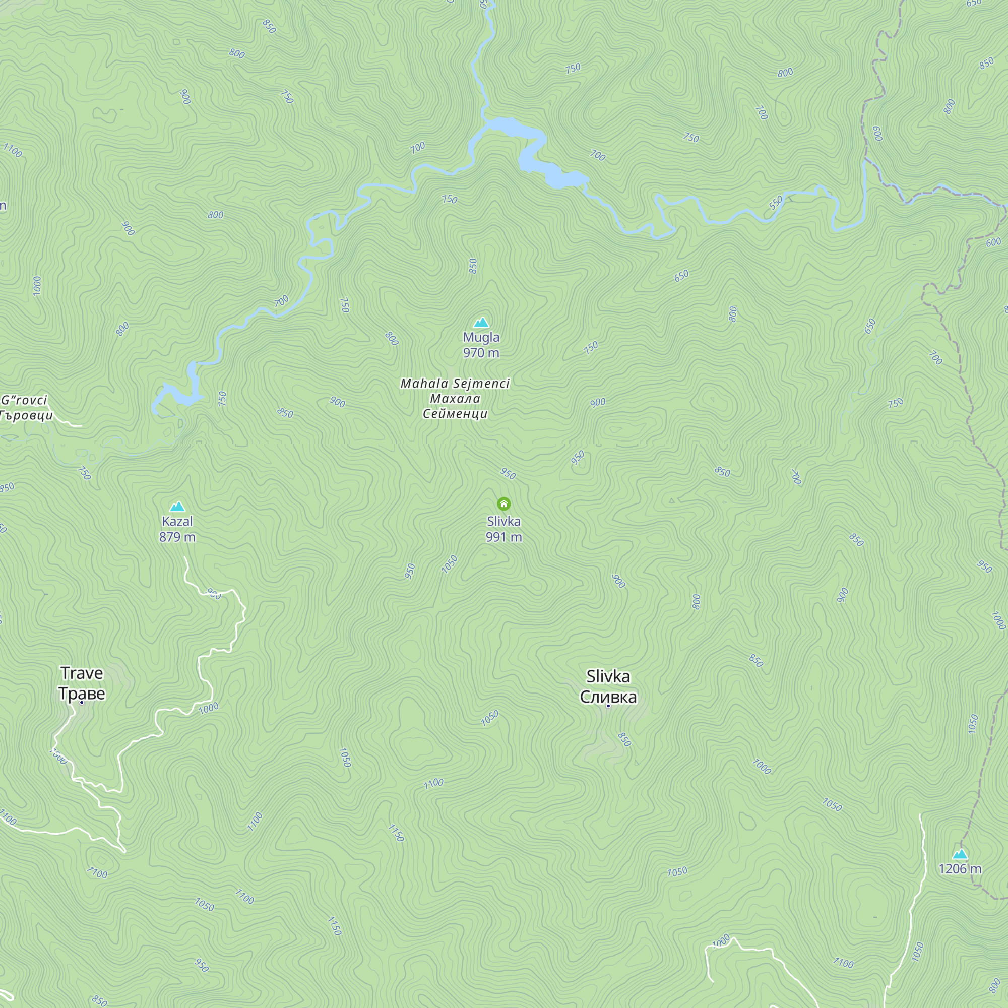 Slivka map