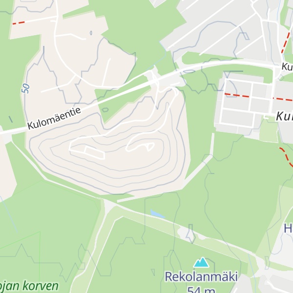 Map of Kulomäen Täyttömäki