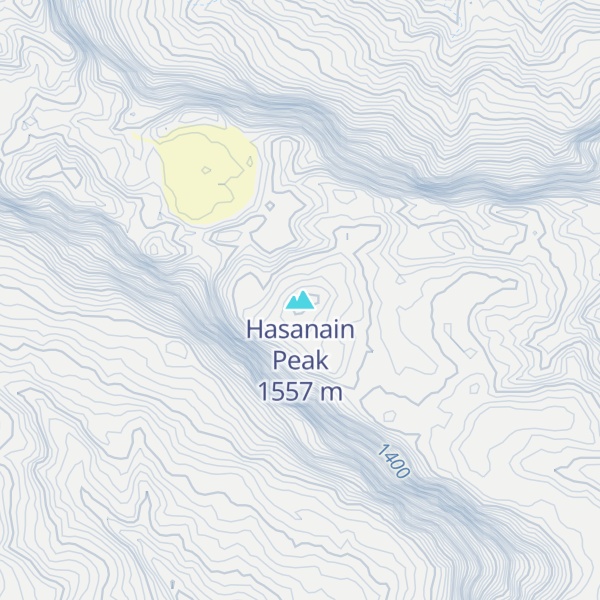 Map of Hasanain Peak