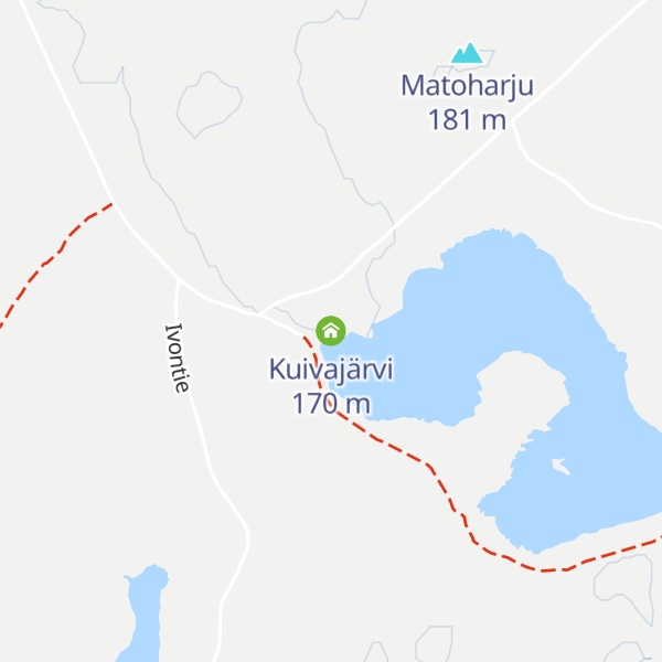 Map of Kuivajärvi