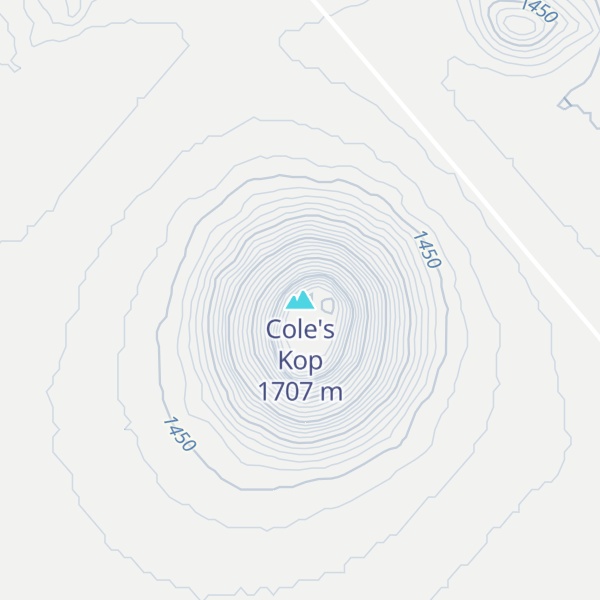 Map of Cole's Kop