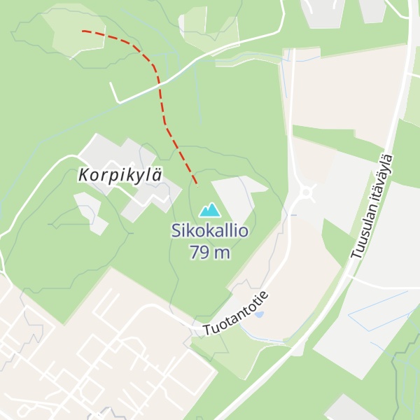 Map of Sikokallio