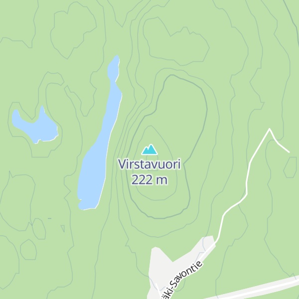 Map of Virstavuori