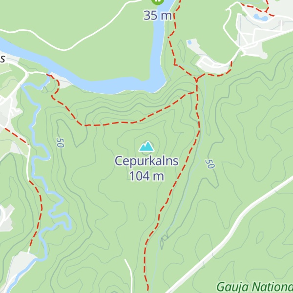 Map of Cepurkalns