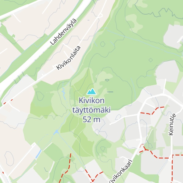 Map of Kivikon täyttömäki