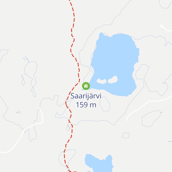 Map of Saarijärvi