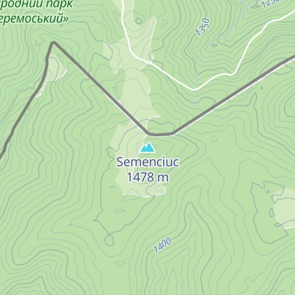 Map of Semenciuc