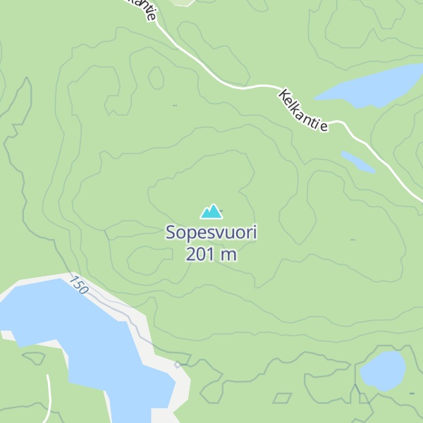 Map of Sopesvuori