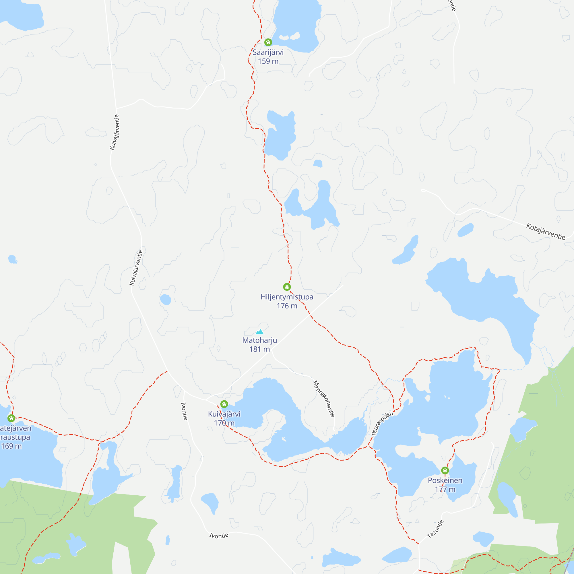 Hiljentymistupa map
