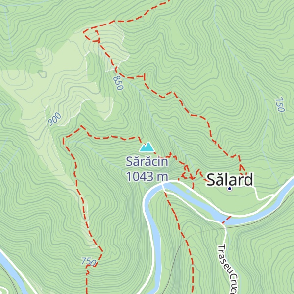 Map of Sărăcin