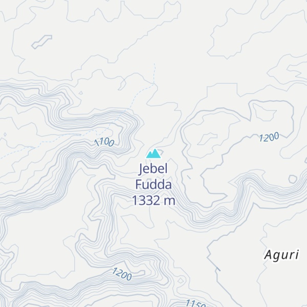 Map of Jebel Fudda