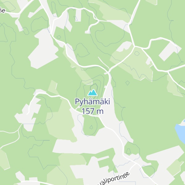 Map of Pyhämäki