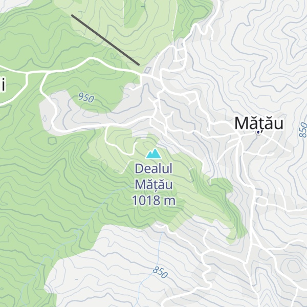 Map of Dealul Mățău