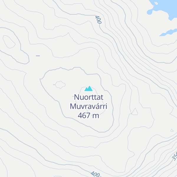 Map of Nuorttat Muvravárri