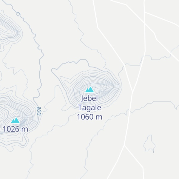 Map of Jebel Tagale