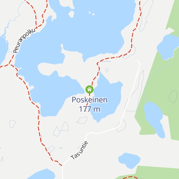 Map of Poskeinen