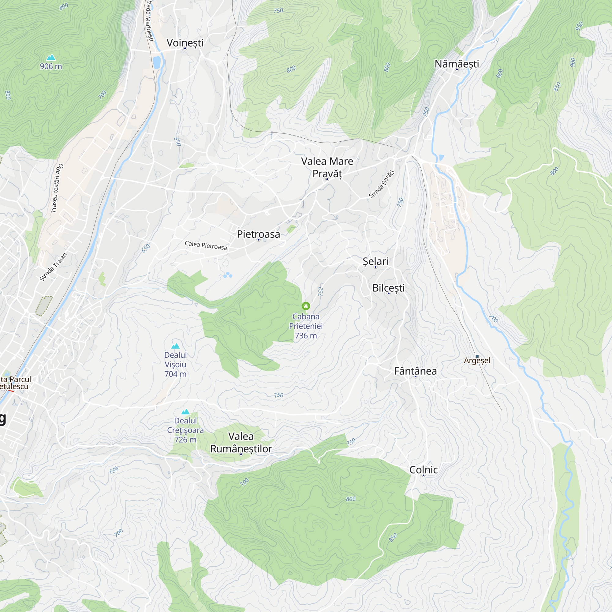 Cabana Prieteniei map