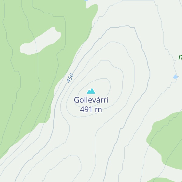 Map of Gollevárri
