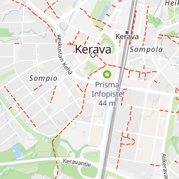 Map of K-Citymarket Infopiste