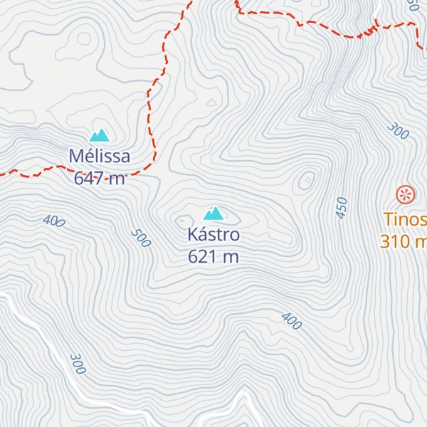 Map of Kástro