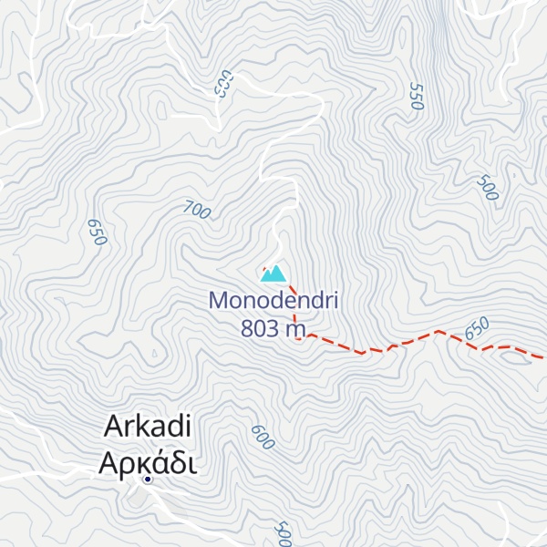 Map of Monodendri