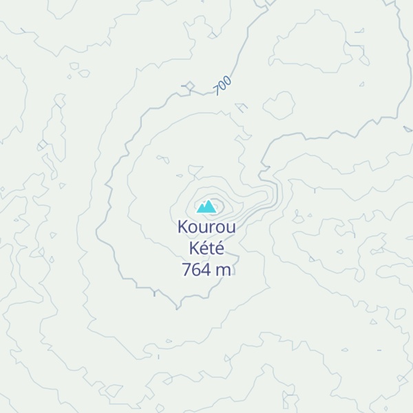 Map of Kourou Kété