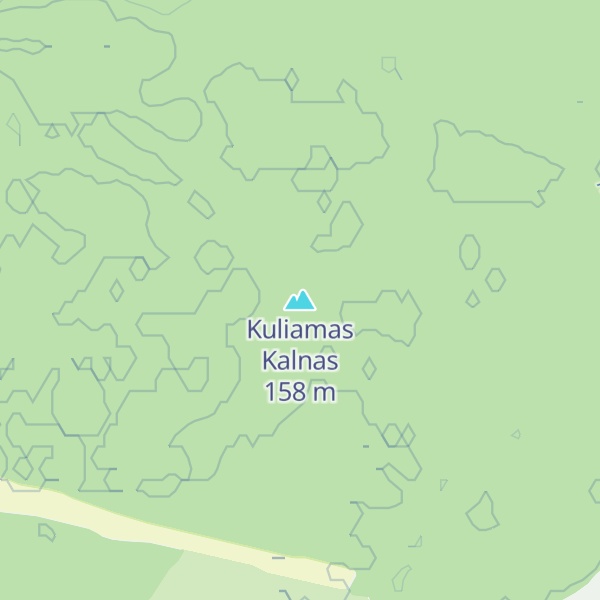 Map of Kuliamas Kalnas