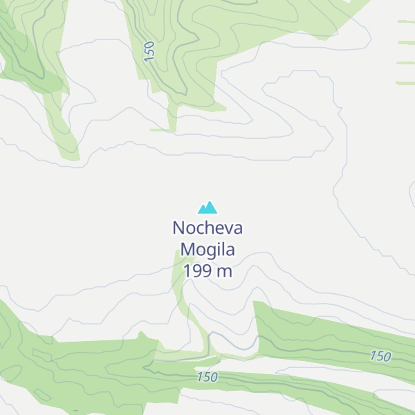 Map of Nocheva Mogila