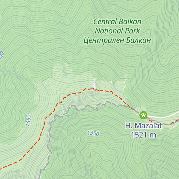 Map of Vlcha Glava
