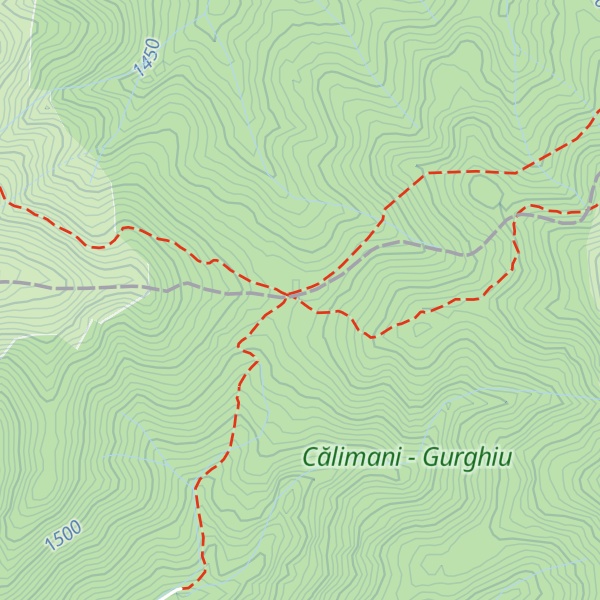 Map of Refugiul Curmătura Tihului