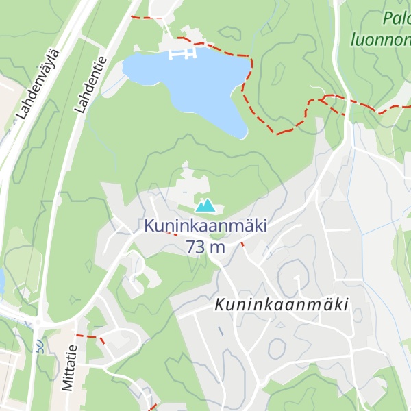 Map of Kuninkaanmäki