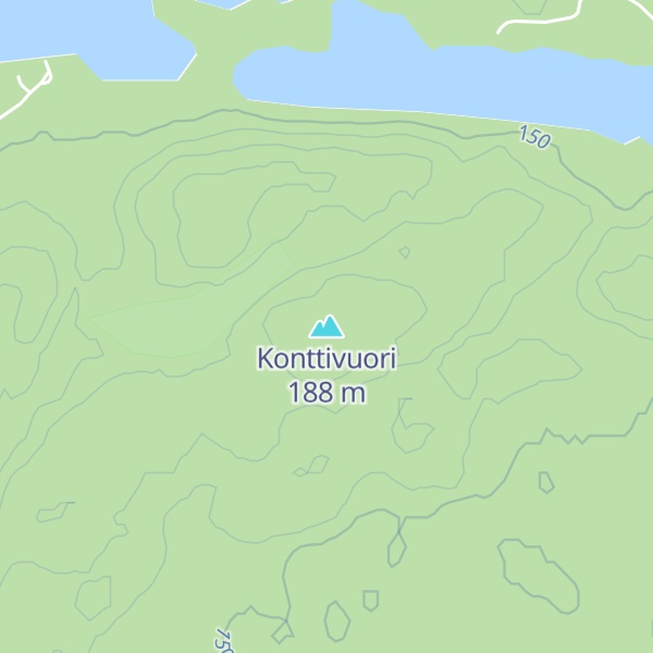 Map of Konttivuori