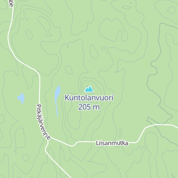 Map of Kuntolanvuori