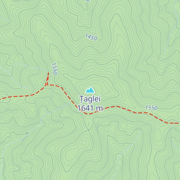 Map of Țaglei