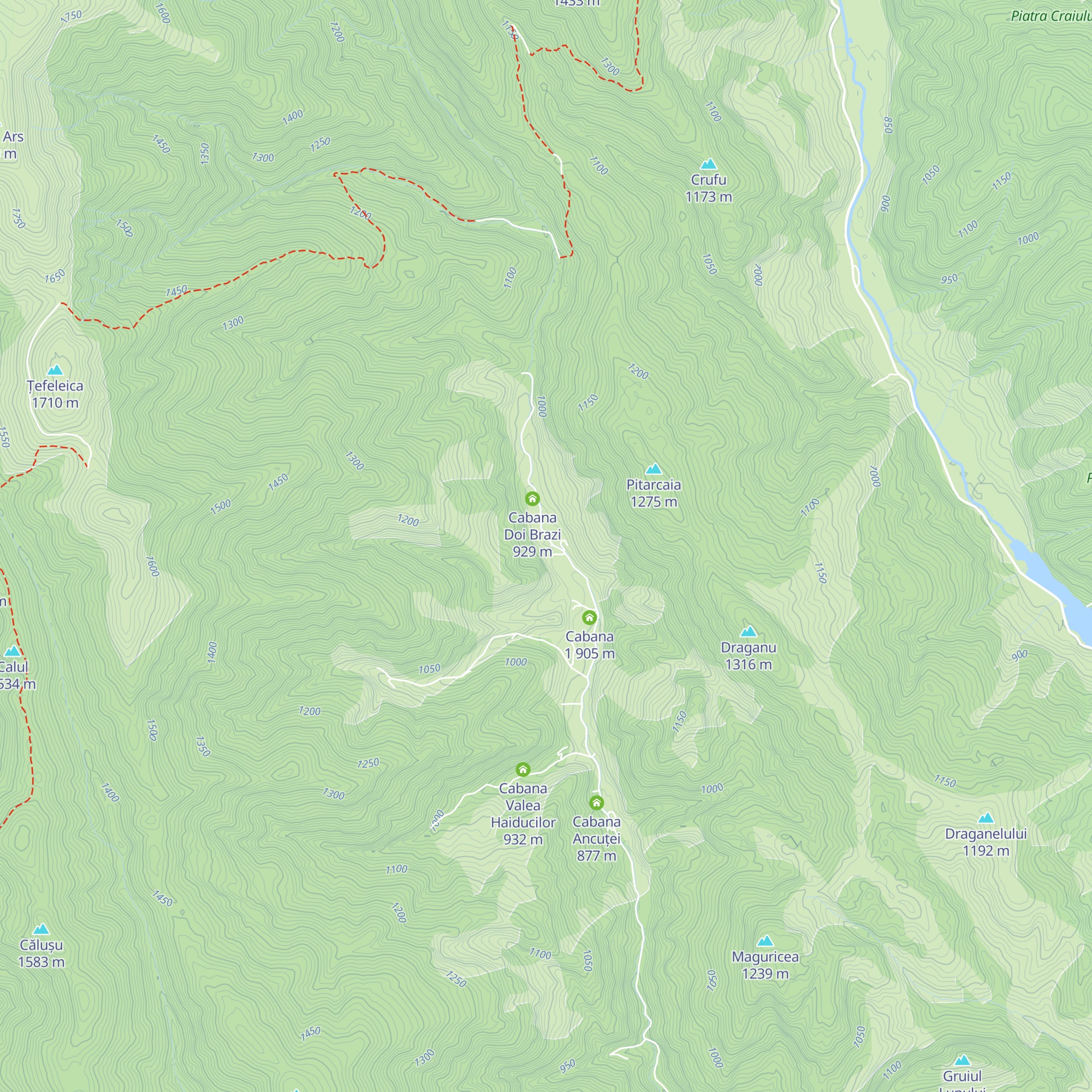 Cabana Păpușa map