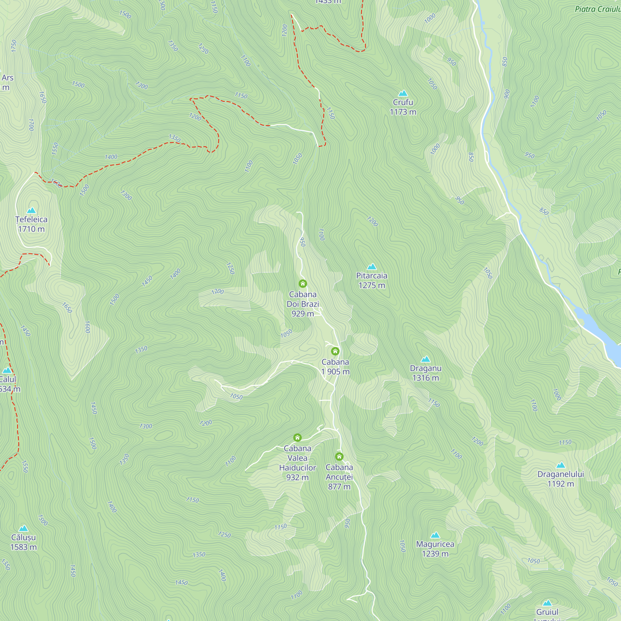 Cabana Păpușa map