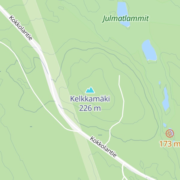 Map of Kelkkamäki