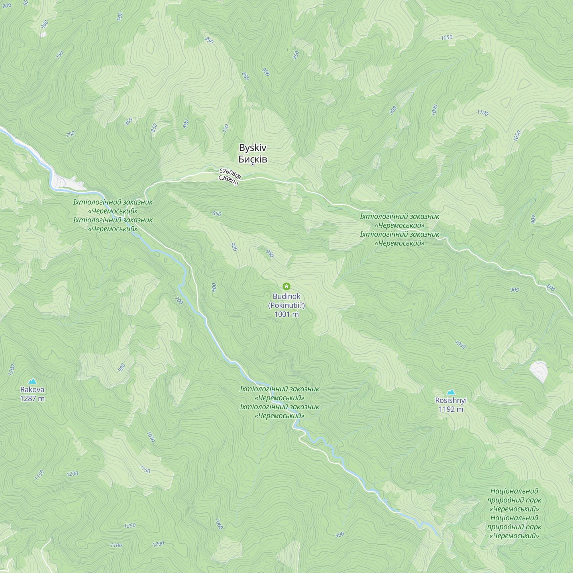 Budinok (Pokinutii?) map