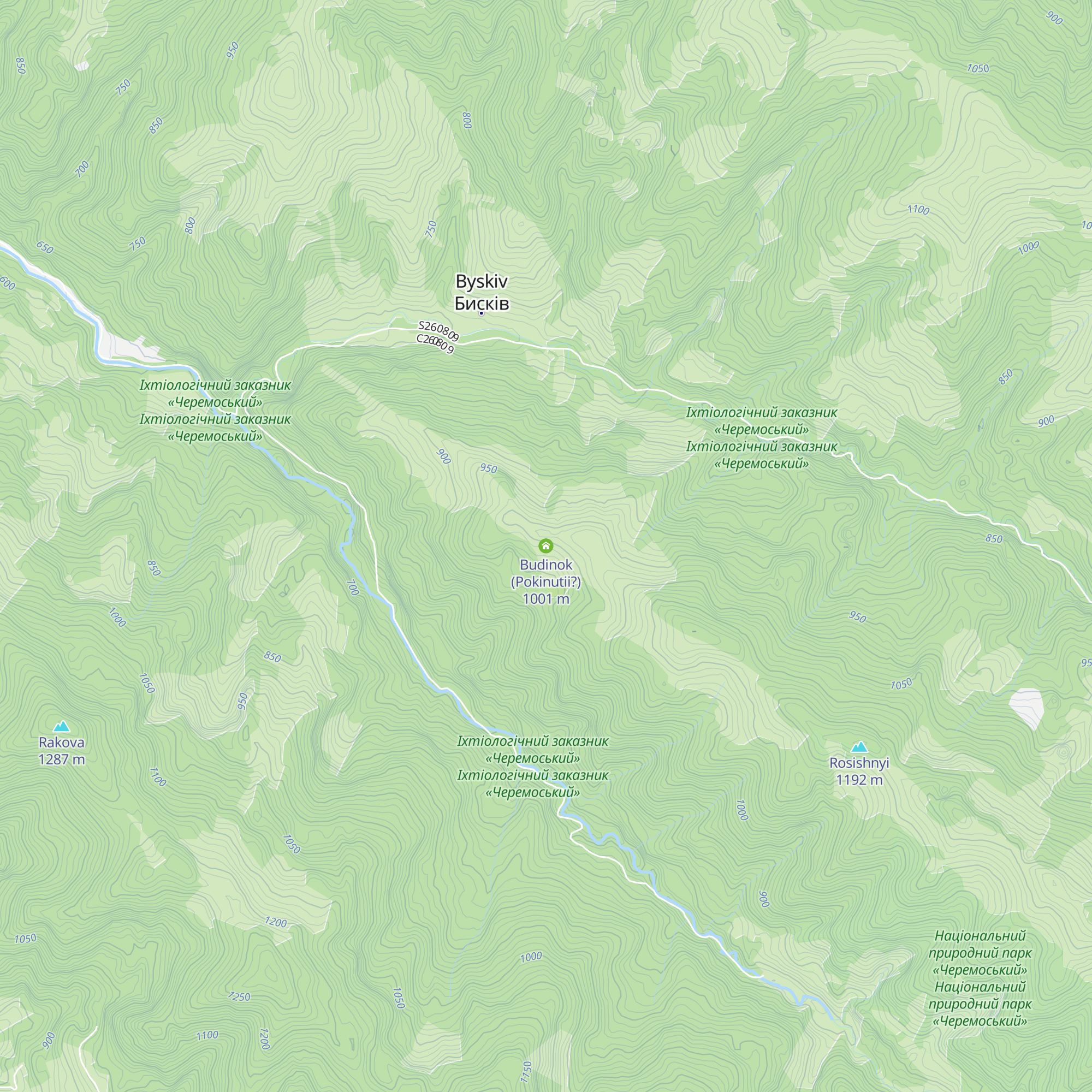 Budinok (Pokinutii?) map