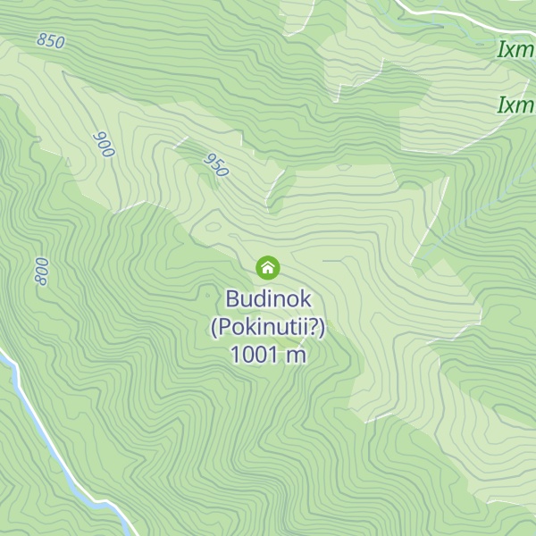 Map of Budinok (Pokinutii?)