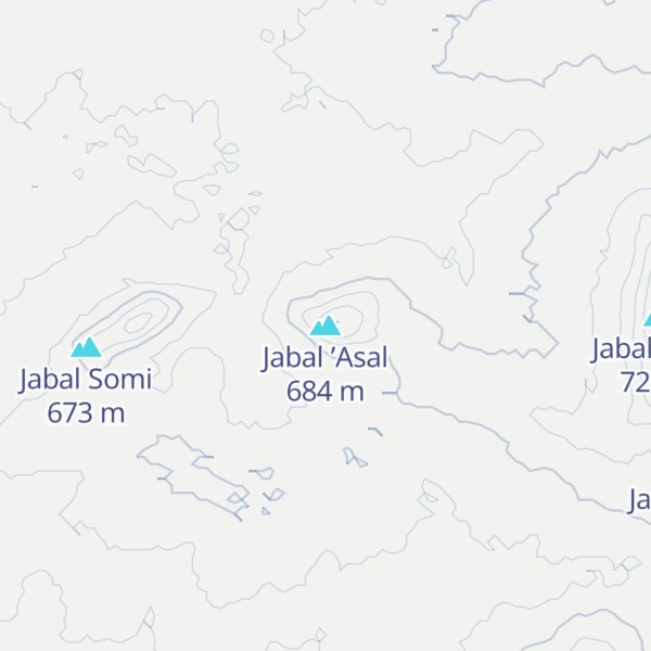 Map of Jabal ’Asal