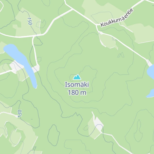 Map of Isomäki