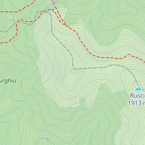 Map of Ciungetul