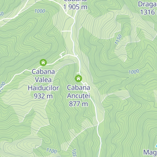 Map of Cabana Ancuței