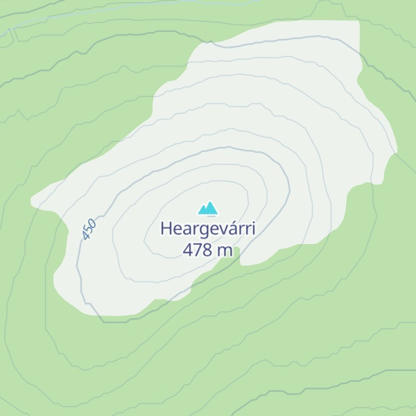 Map of Heargevárri