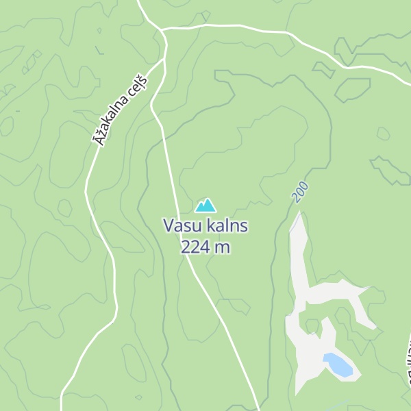 Map of Vasu kalns