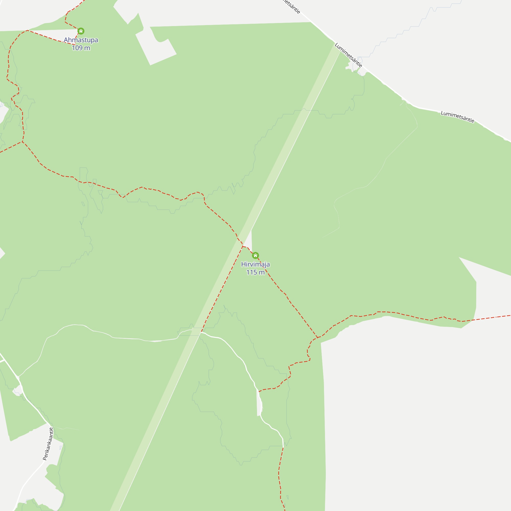 Hirvimaja map