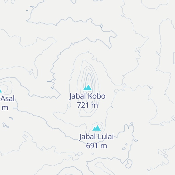 Map of Jabal Kobo