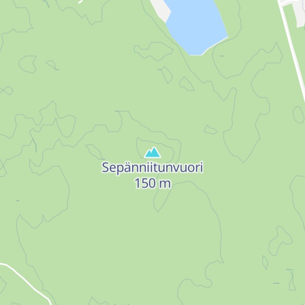 Map of Sepänniitunvuori