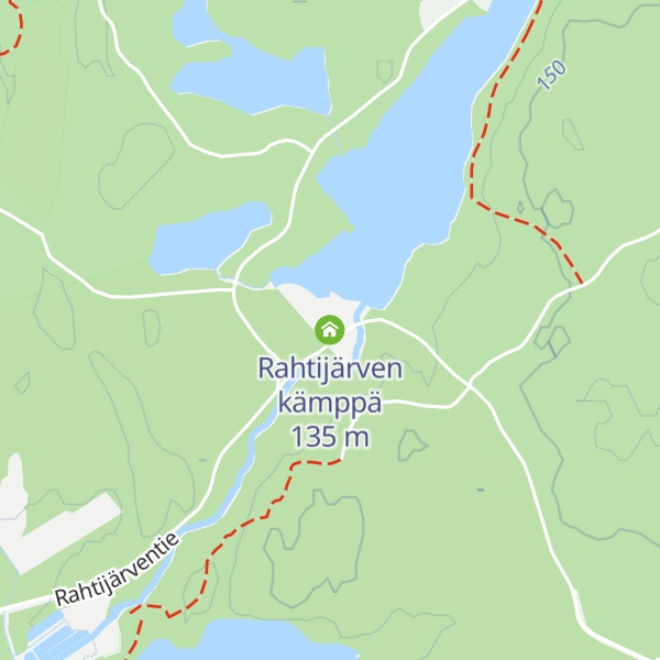 Map of Rahtijärven kämppä